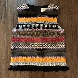 n/nicholas Tassel Crop Top. Size 4.